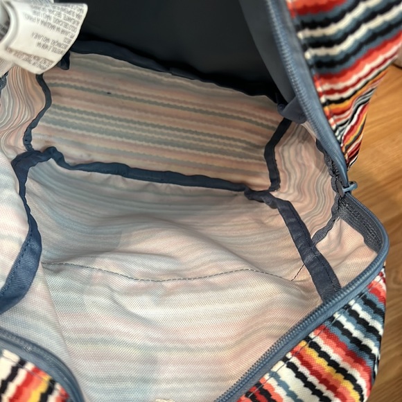 Roxy Always Core Backpack - Rio Red Zigzag Stripe - Picture 2 of 10